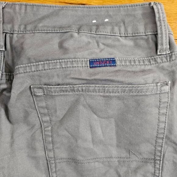 Untuckit Mens Gray 5 Pocket Chino Trousers Pants 32x32 - Picture 6 of 7